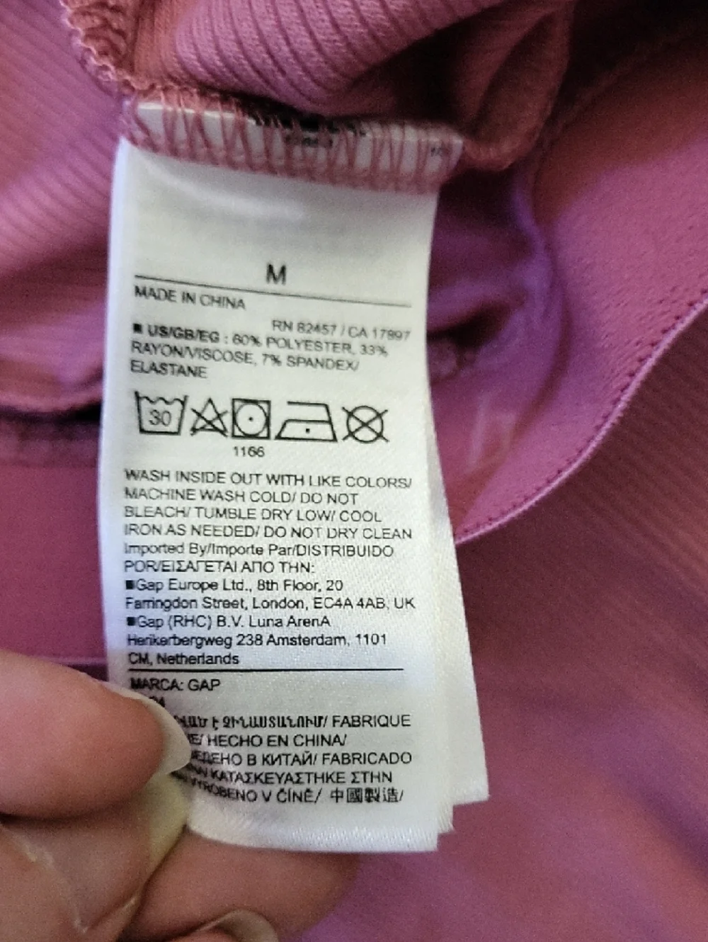Nwt GAP Pink Ribbed‎ Lounge Sleep Pants Medium